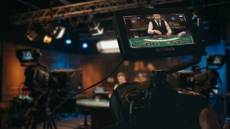 Kamerateknologien bag et live casino-studie