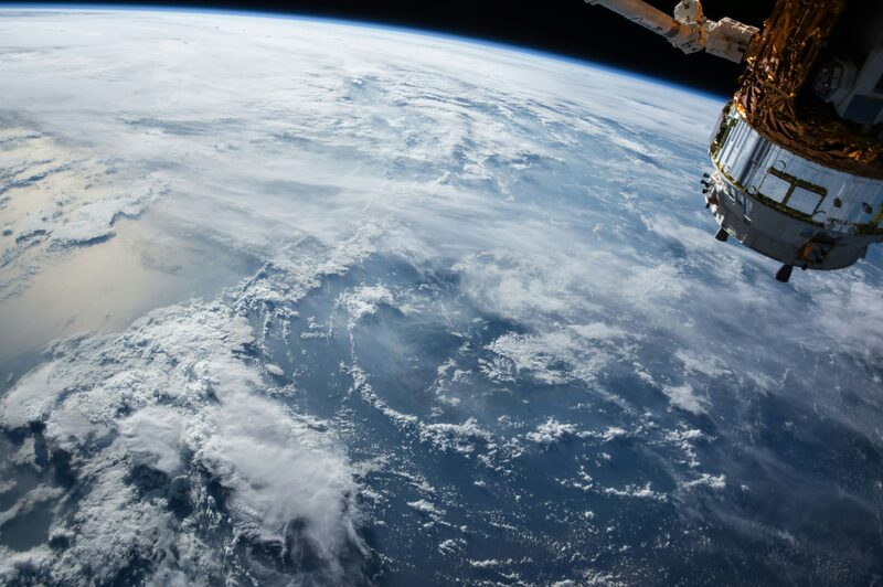 Satellitfoto Danmark set fra luften